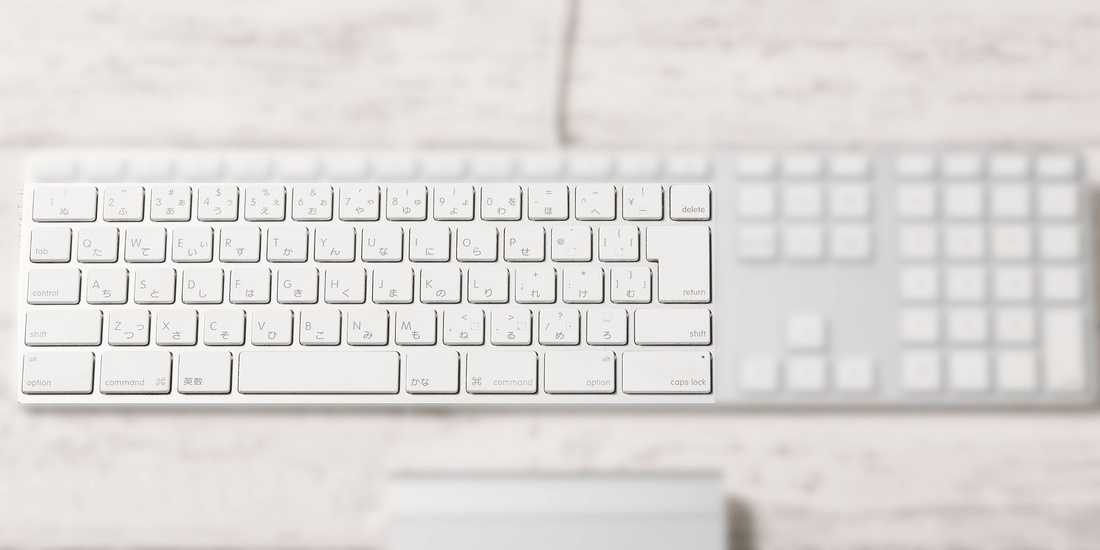 フルサイズキーボードから見る60%キーボードのサイズ感